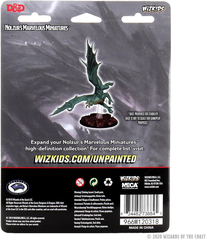 D&D Nolzur's Marvelous Miniatures - Young Green Dragon (6 Units)