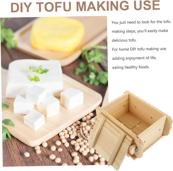 Veemoon Holz-tofu-Form Küchenutensil Für Hausgemachten Sojabohnenquark Praktische Leichte Tofu-Mould
