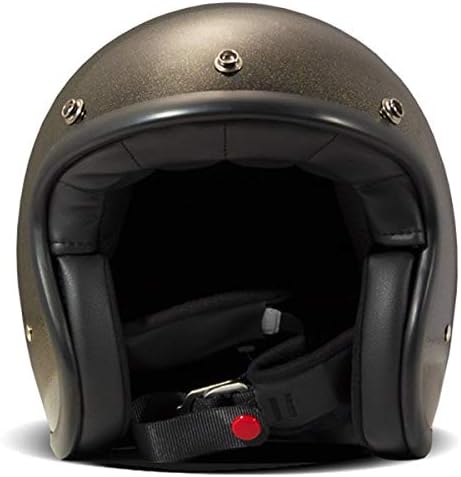 DMD Motorcycle Helmet, Glitter Bronze, Grösse L 58