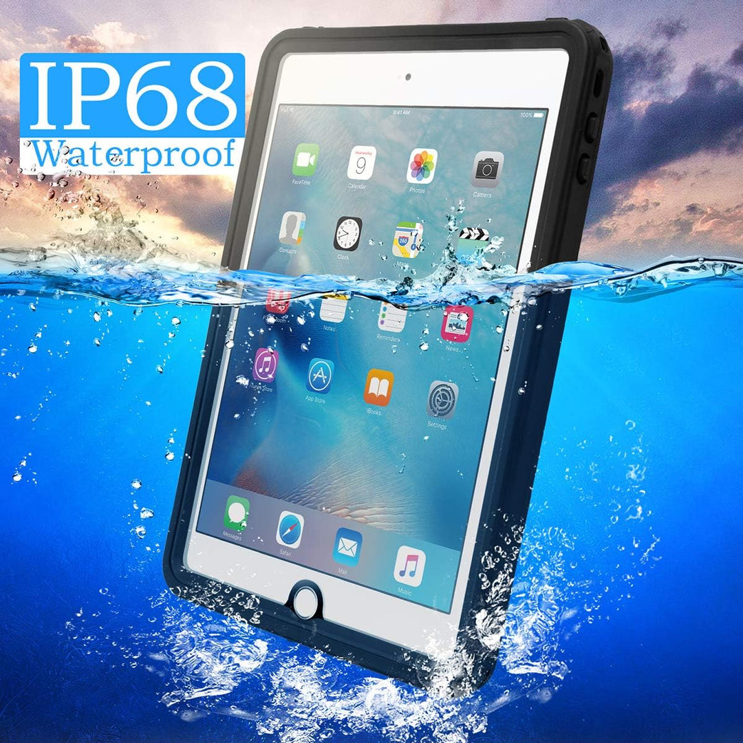 AICase Hülle für iPad mini 4 wasserdichte Hülle,360 Rundum Schutz Transparent Schutzhülle,wasserdich