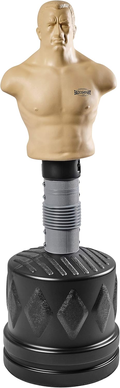 Bad Company Bob der Box-Dummy I Höhenverstellbarer Boxsack-Torso für gezieltes Kombinationstraining