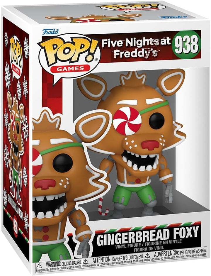 Funko Pop! Games: Five Nights at Freddy's (FNAF) - Gingerbread Foxy - Vinyl-Sammelfigur - Geschenkid