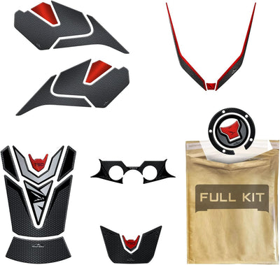Resin Bike Motorrad-Aufkleber-Set, kompatibel mit Honda Hornet 750 2023, Motorrad-Schutz, komplett v