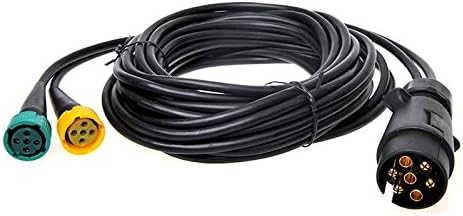 Kabelsatz 5M mit Stecker 7-polig und 2X Steckverbinder 5-polig