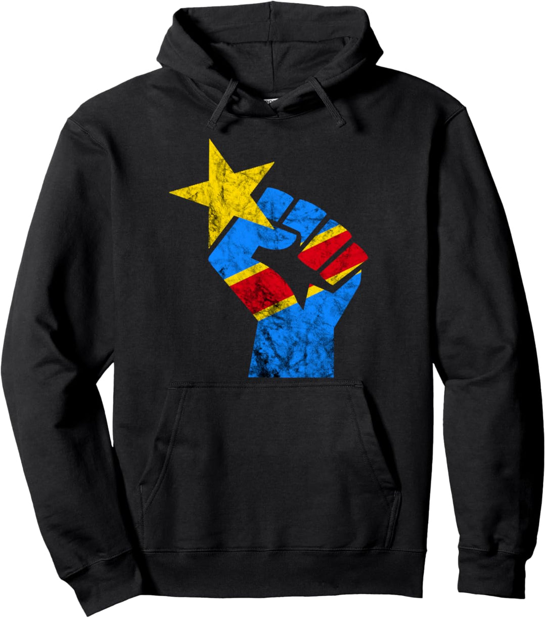 Kongo Faust Kongolese Stolz Kongolesische Wurzeln Afrikaner Pullover Hoodie