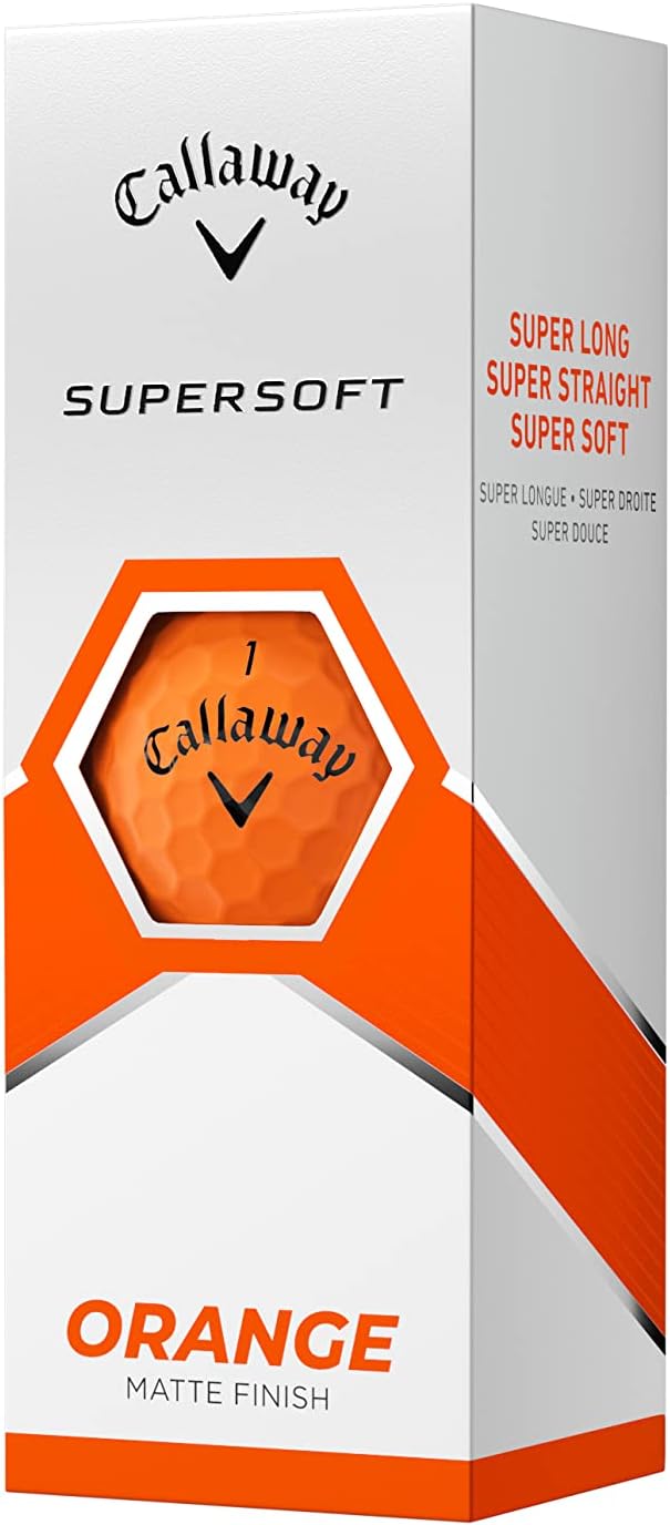 Callaway Supersoft Golfbälle 2023 Orange, Orange