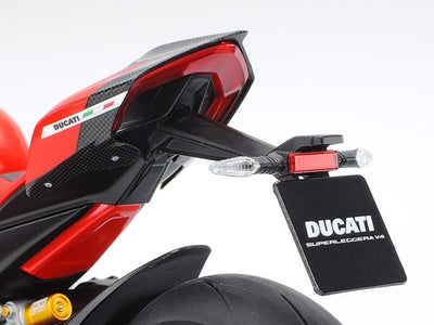 Tamiya 14140 1:12 Ducati Superleggera V4 - originalgetreue Nachbildung, Plastik Bausatz, Basteln, Mo