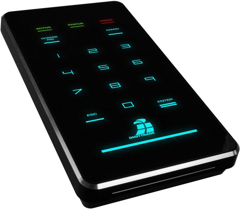 Digittrade HS256 S3 Externe Festplatte 250GB SSD High Security Mobile HDD (6,4 cm (2,5 Zoll), 5400rp
