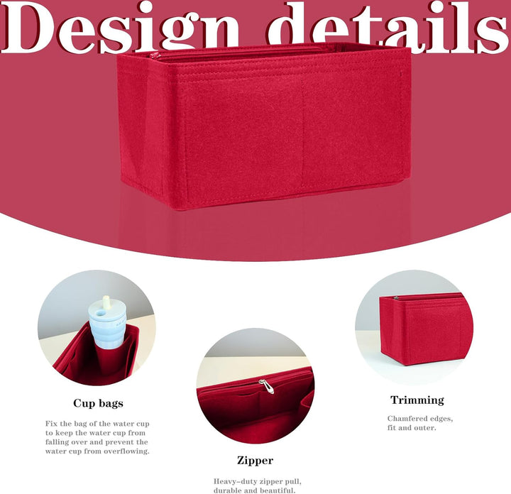 Lckaey Geldbörseneinsätze für Speedy 35 Organizer-Einsatz, für Monogramm-Tasche, Handtaschen-Schutze