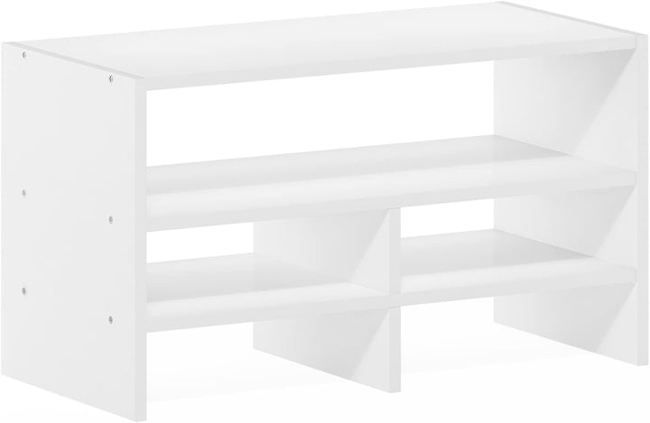 Furinno Hermite Schreibtisch-Organizer-Regal, Bücherregal, Weiss Weiss 19.8 (D) x 41.7 (W) x 23.6 (H