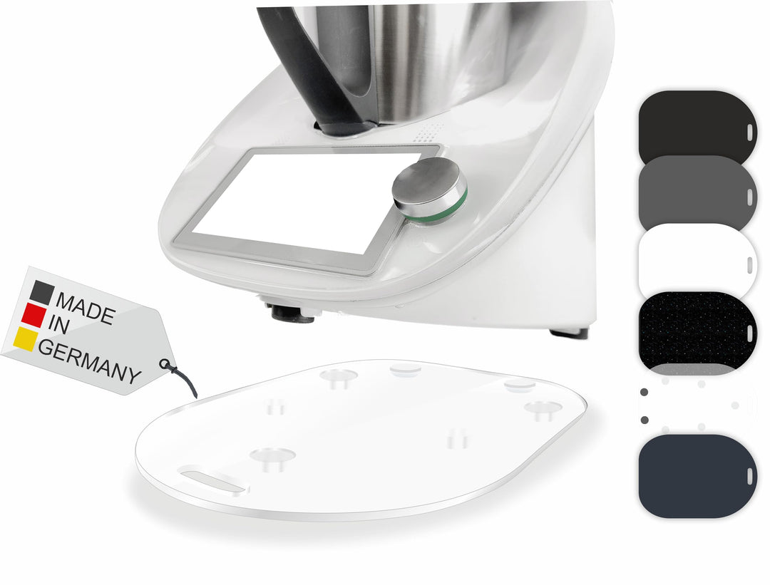 Premium Gleitbrett für den Thermomix - TM5 & TM6 - Hochwertiger Gleiter aus Premium Acrylglas - MADE