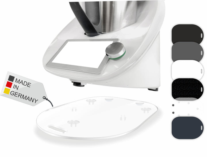 Premium Gleitbrett für den Thermomix - TM5 & TM6 - Hochwertiger Gleiter aus Premium Acrylglas - MADE