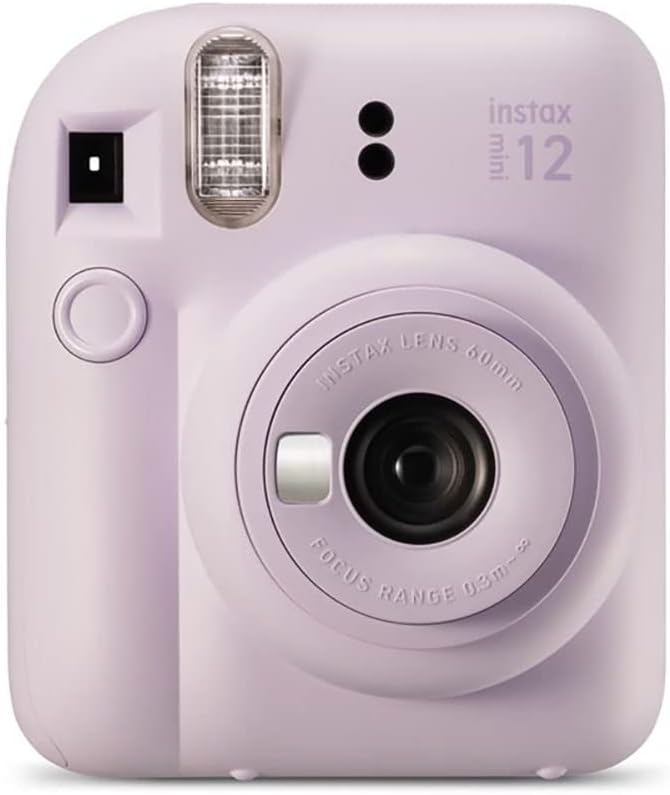 Fujifilm Instax Mini 12 Sofortbildkamera mit 40 Aufnahmen, Lilac Purple