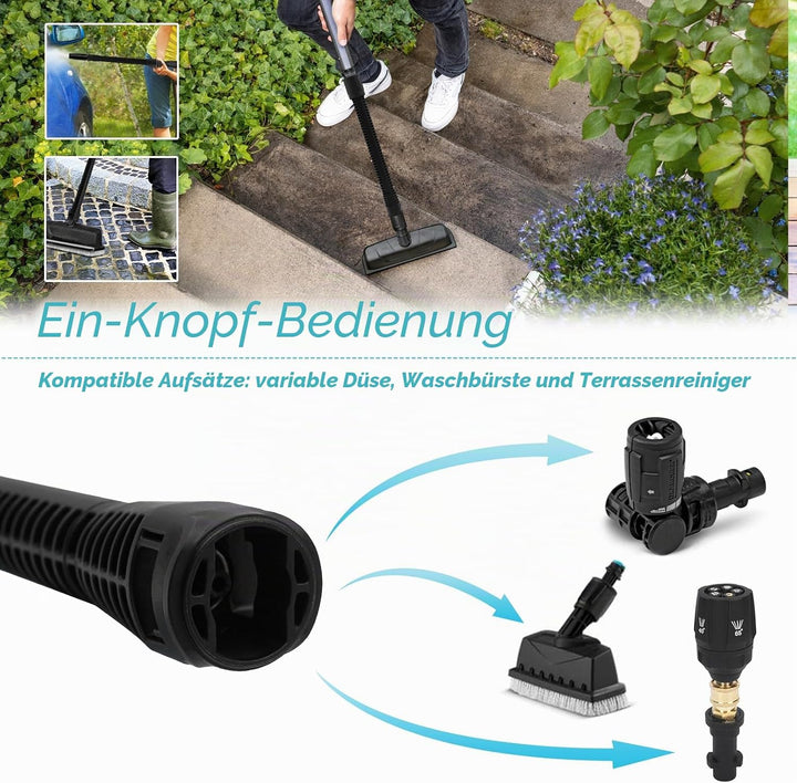 Sprühlanze Verlängerung für Hochdruckreiniger-Zubehör, kompatibel mit Kärcher K2-K7 Serie Hochdruckr
