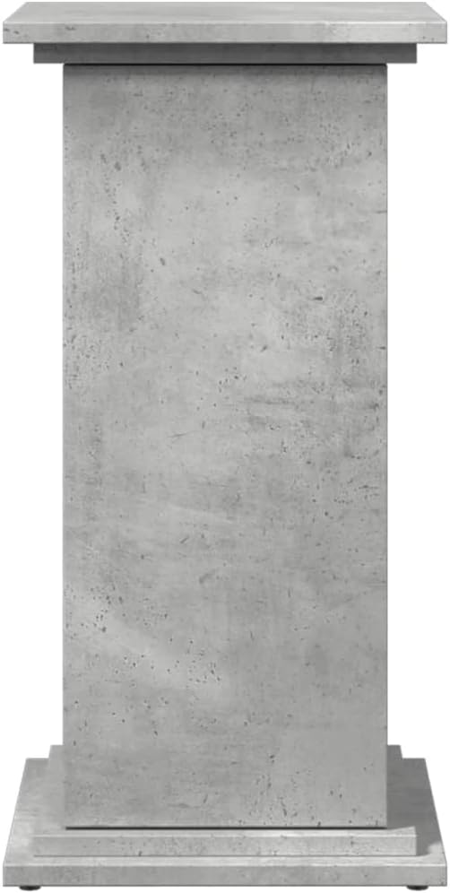 vidaXL Postament mit Stauraum Betongrau 31x30x60 cm Holzwerkstoff 31 x 30 x 60 cm Betongrau, 31 x 30