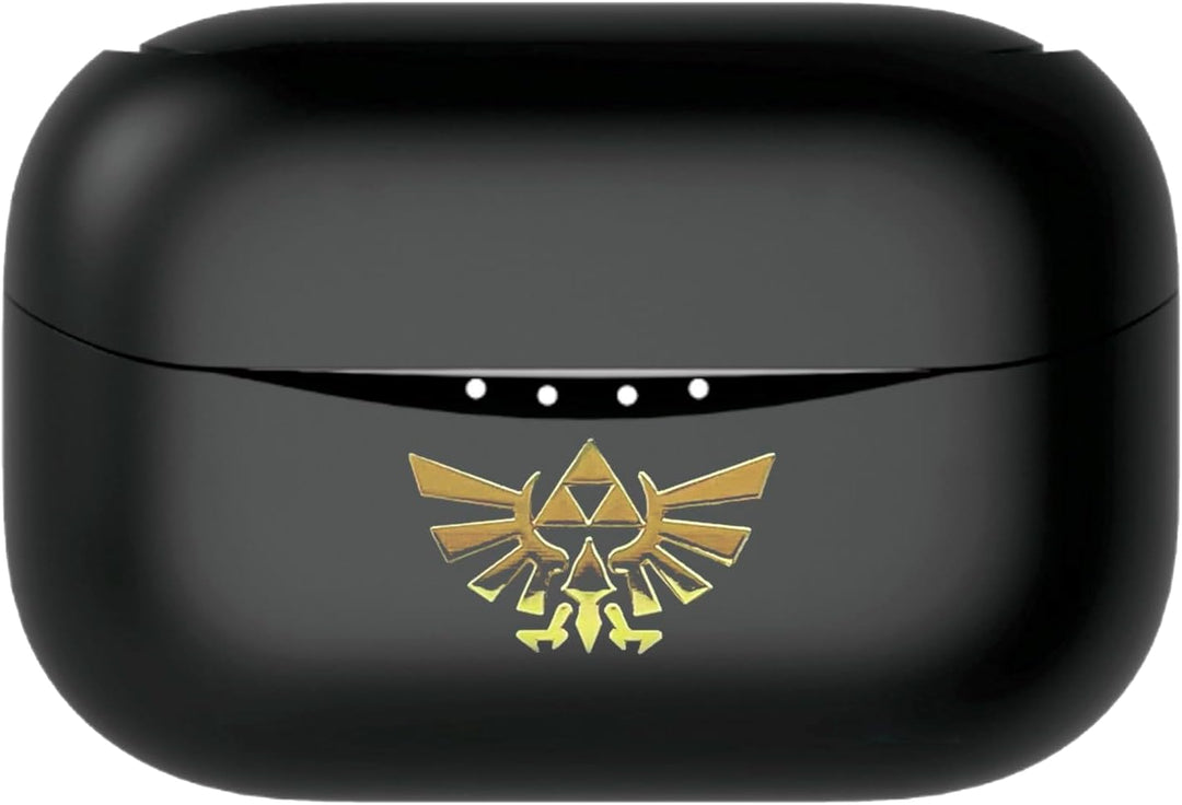 OTL Technologies Kabellose Bluetooth-Kopfhörer V5.0 Zelda mit Ladebox, Schwarz