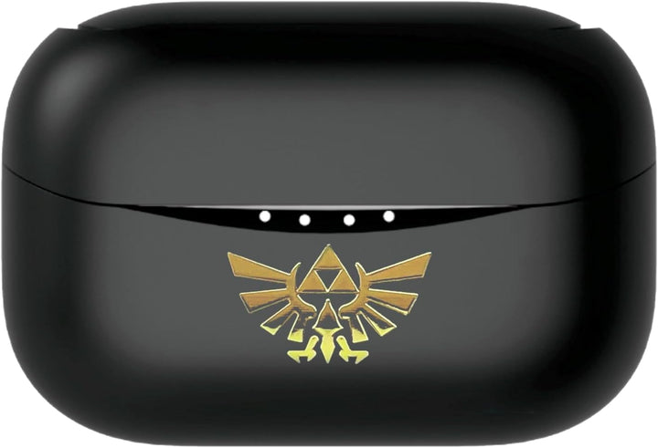 OTL Technologies Kabellose Bluetooth-Kopfhörer V5.0 Zelda mit Ladebox, Schwarz