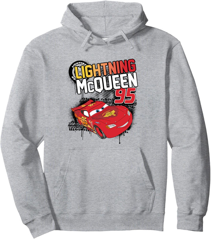 Pixar Cars Lightning McQueen Tires and Splats Pullover Hoodie