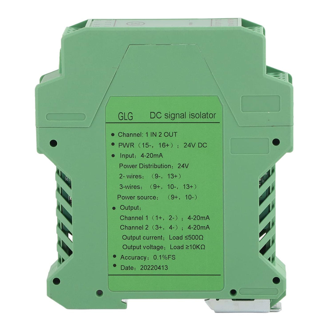 DC24V Current Signal Isolator Transmitter SPS-Signalaufbereiter erkennen(1 in 2 out, 4-20mA to 4-20m