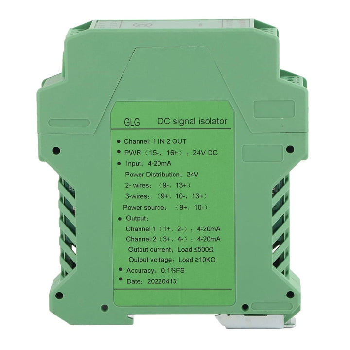 DC24V Current Signal Isolator Transmitter SPS-Signalaufbereiter erkennen(1 in 2 out, 4-20mA to 4-20m