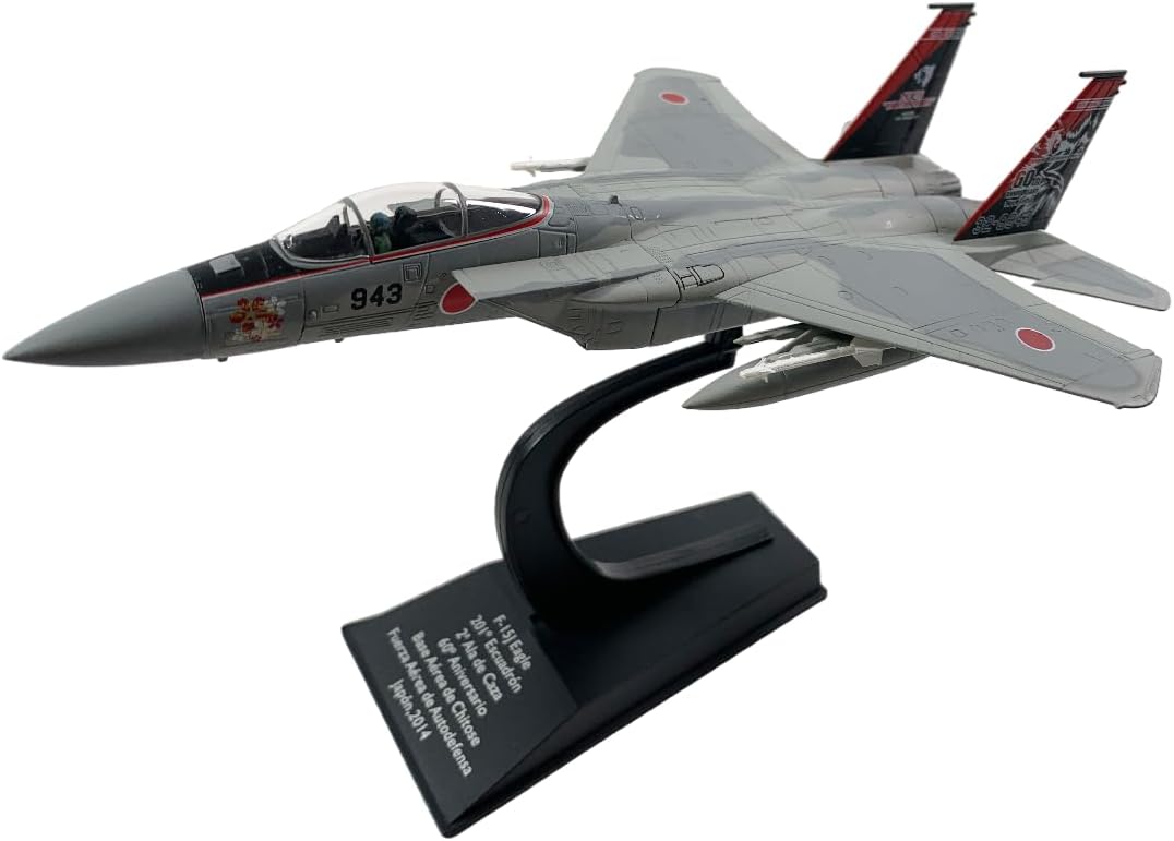 OPO 10 - 1/100 Militärkampfflugzeug kompatibel mit F-15J Eagle JASDF 60th Anniversary 201st SQ 2014