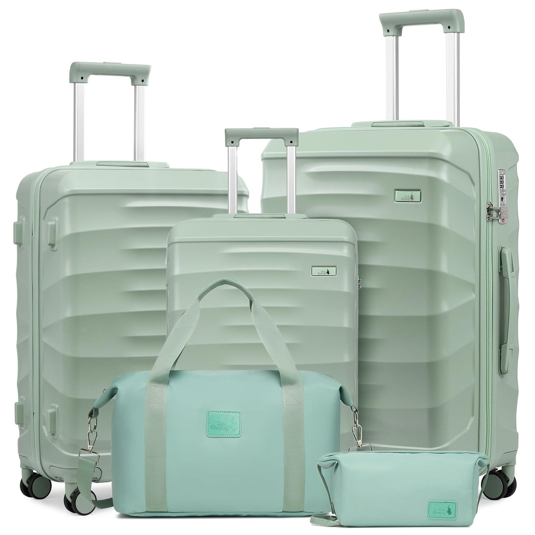 Sea choice Reisekoffer Set 5 Teilig ABS Hartschale Trolley Kofferset Gepäckset Grosse Kapazität Hand