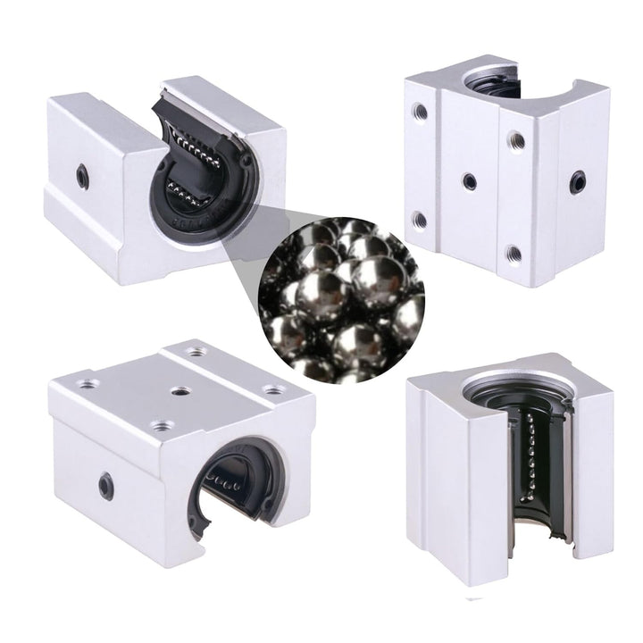 ONLISUM SBR16 Linearführung mit 2 x SBR16-1000mm Linearschienen und 4 x SBR16UU Lagerblock,Linearsch