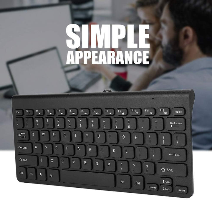 K168 Tastatur Maus Set,Kabelgebundene Tastatur Maus Set,Amerikanisches QWERTY Layout,Runde Tastenkap