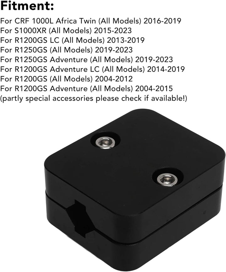 Aramox Motorrad-GPS-Halterung, Handy-Navigationshalterung aus Aluminiumlegierung für S1000XR R1200GS