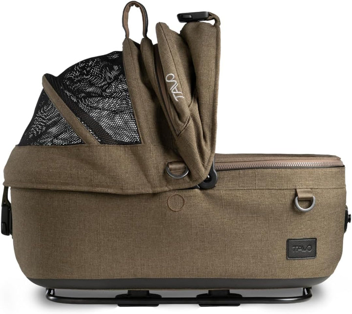 Tavo Maeve Small Flex‑Griff Haustier‑Autositz mit ISOFIX‑Bodenplatte, 2 Matratzenauflagen, Geeignet