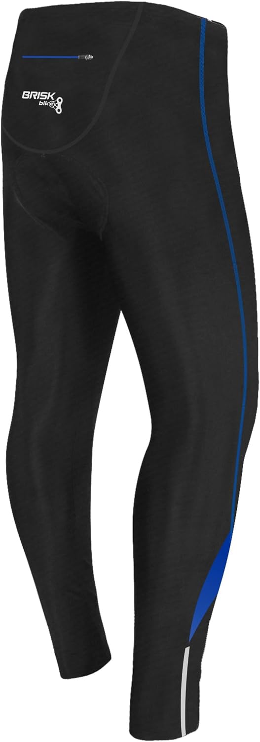 Brisk Bike Fahrradhose Herren mit Cool Gel-Polsterung im Inneren Fahrradhose Herren lang Atmungsakti