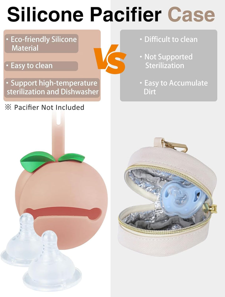 Diaper Bag With Pacifier Case-1 Wickeltasche Cosody Mommy Bag Kaki, Kaki