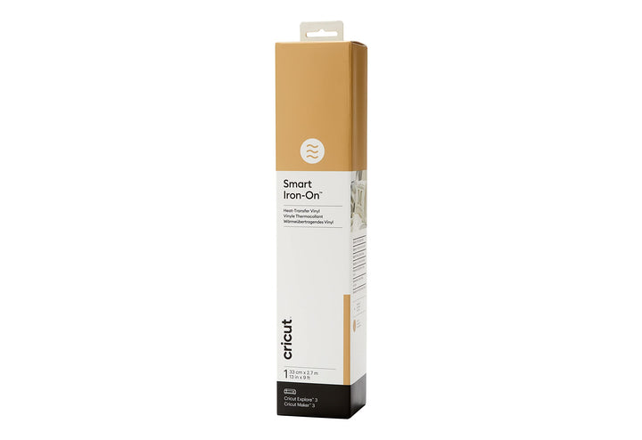 Cricut Smart Bonbon-On | Gold | 2,7 m (9ft) | Wärmeübertragung Vinyl (HTV) | Zur Verwendung mit Cric