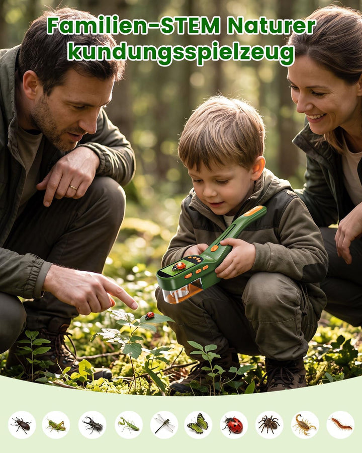 Ashfly Mikroskop für Kinder Insektenfänger Grenn, Grenn