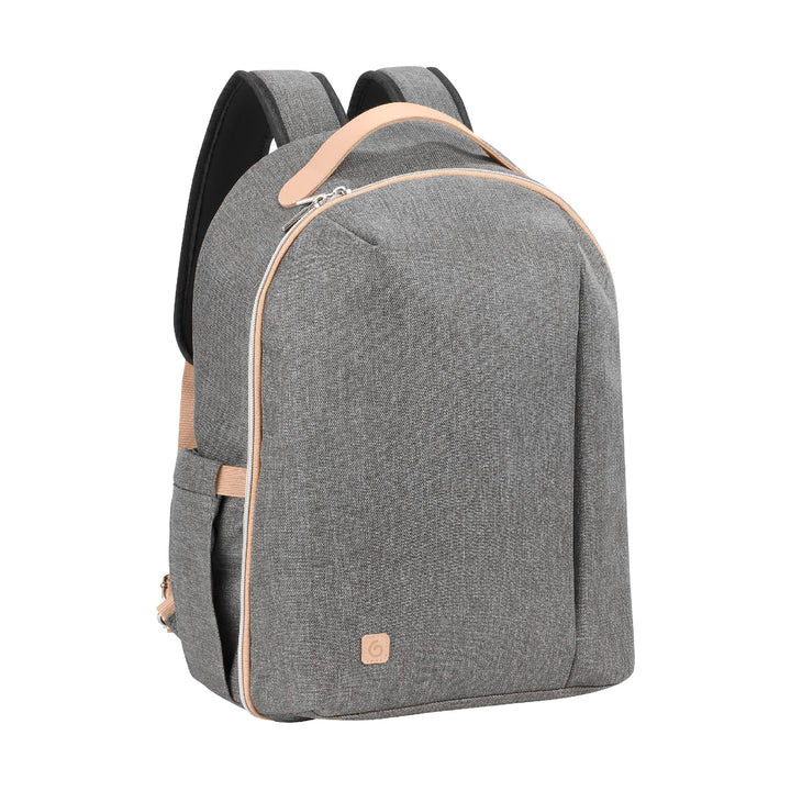 Babymoov Wickelrucksack Le Pyla Smokey - 17l Stauvolumen, 180 Grad Kofferöffnung, wasserabweisend, S