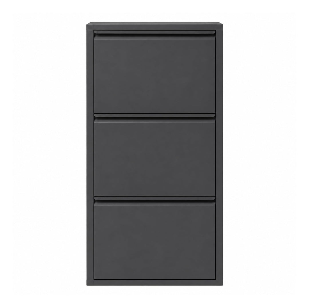 Klapp-Schubladen-Schuhschrank, Aufbewahrungs-Organizer, freistehendes Schuhregal, Wandmontage, Keine