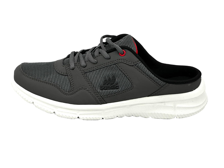 Ablovo® Damen Herren Pantoletten Sandalette Slipper Sabots Sneaker Freizeit 36 EU Dunkelgrau, 36 EU