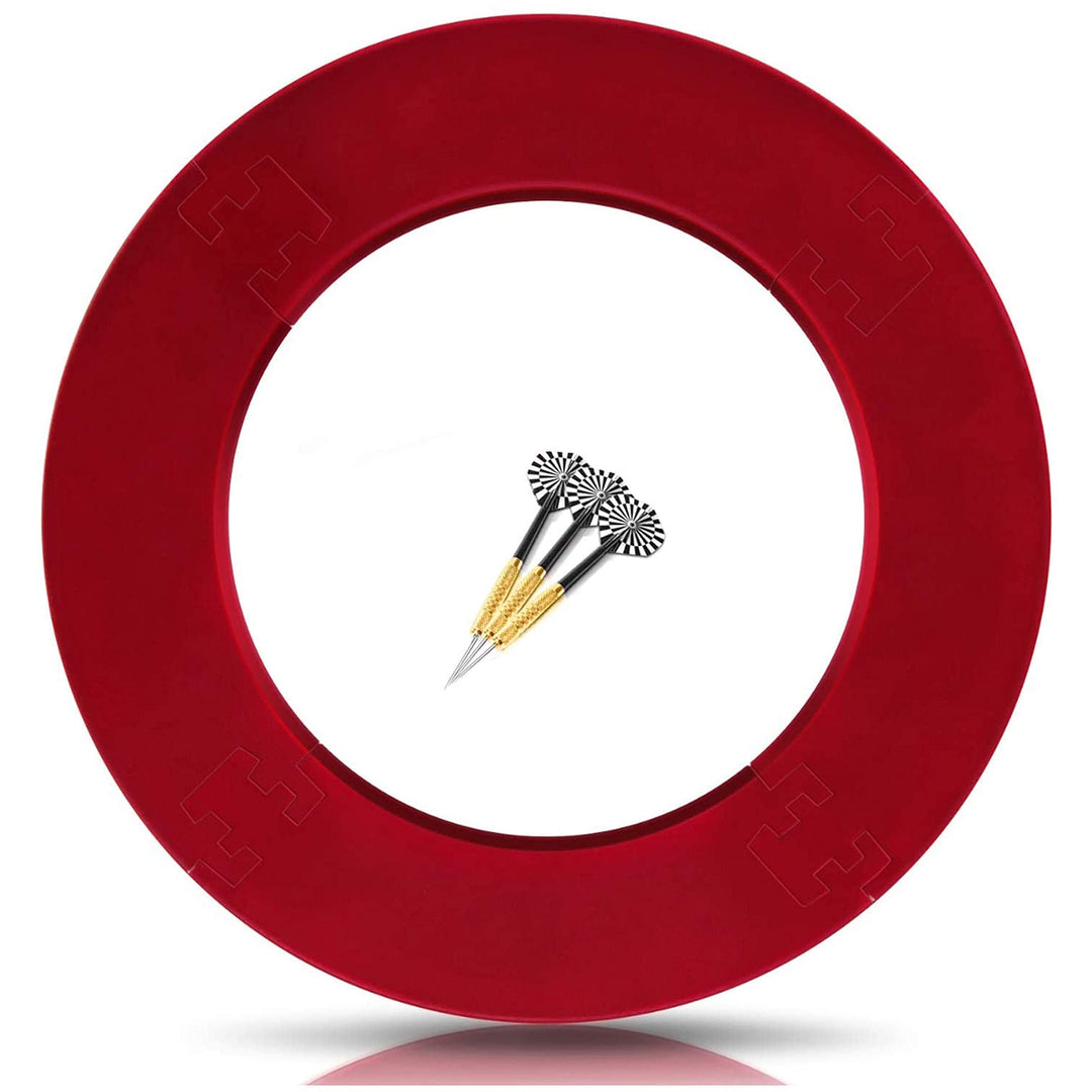 ProDarts Dart Surround Für Alle Marken-Dartscheiben – Dart Auffang-Ring In Rot – Hochwertige Stabile