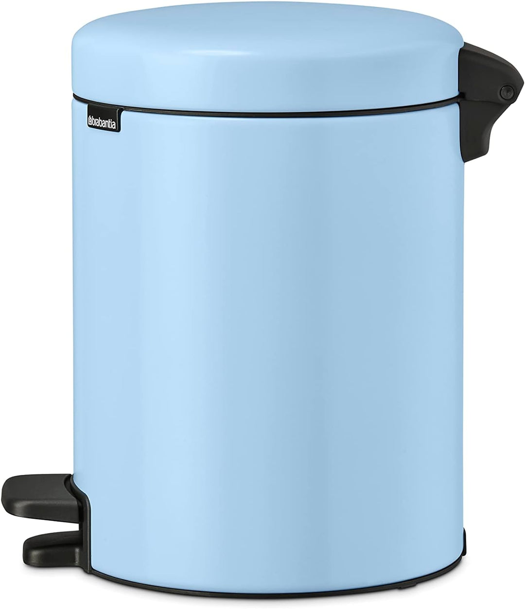Brabantia - NewIcon Treteimer 5L - Kleiner Abfalleimer für Bad oder Toilette - Sanft Schliessender D