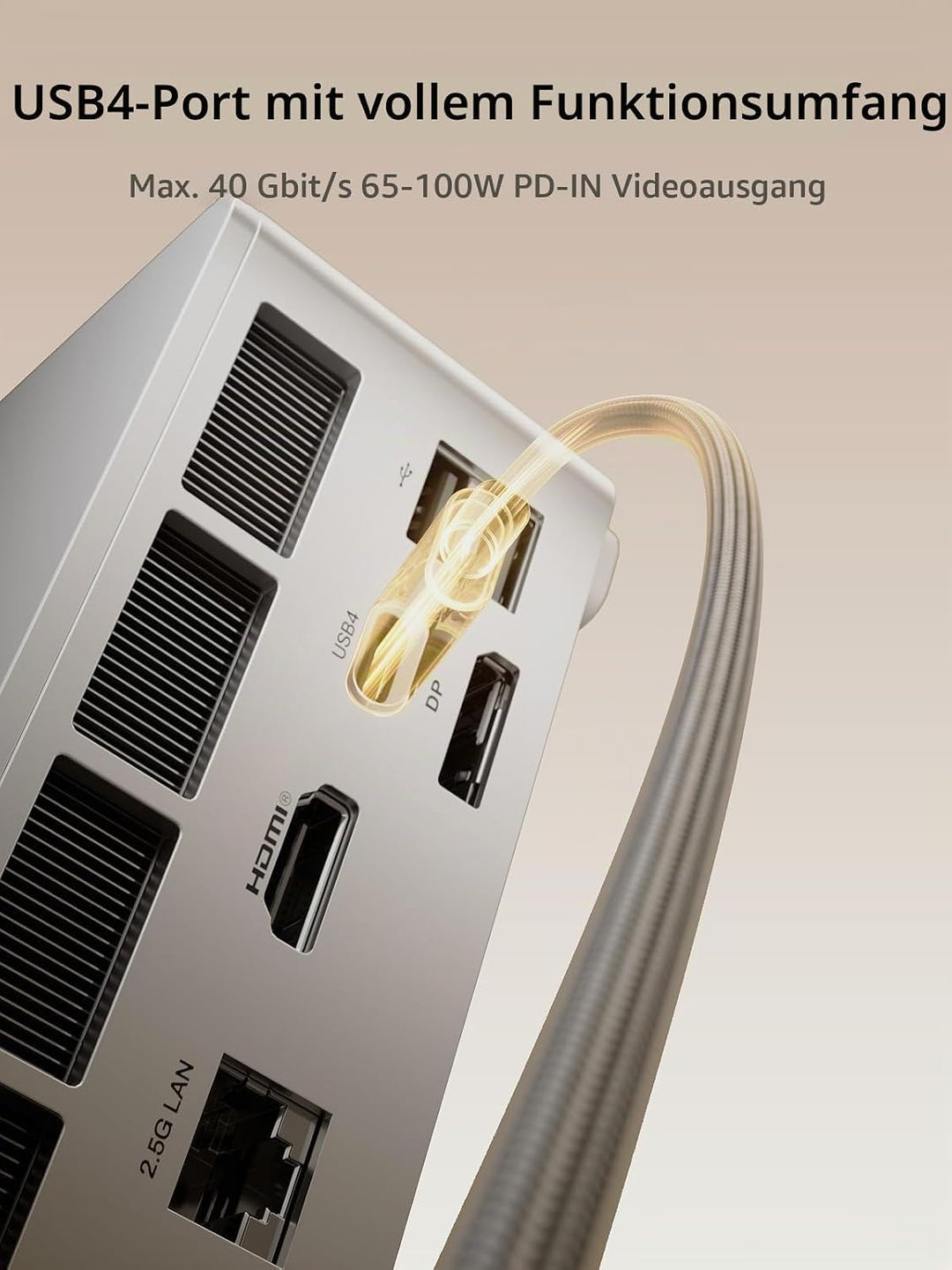 MINIS FORUM DeskMini UM750L Slim Mini PC AMD Ryzen 5 7545U, 16 GB LPDDR5 RAM + 1TB PCIe4.0 SSD, HDMI
