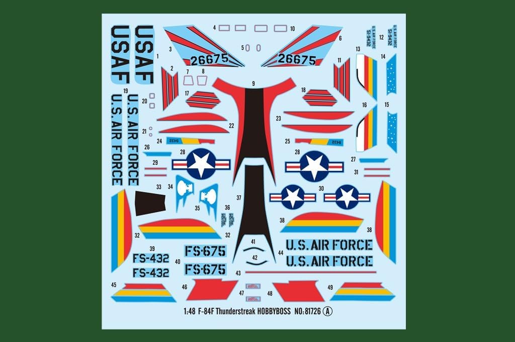 Hobby Boss 81726 Modellbausatz F-84F Thunderstread