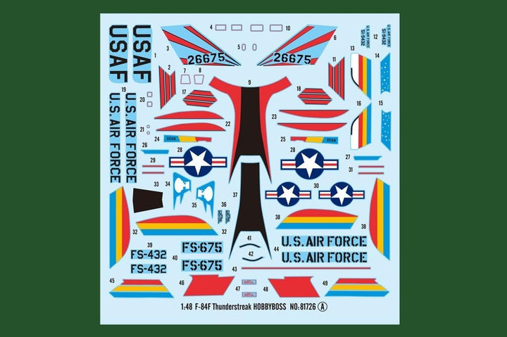 Hobby Boss 81726 Modellbausatz F-84F Thunderstread
