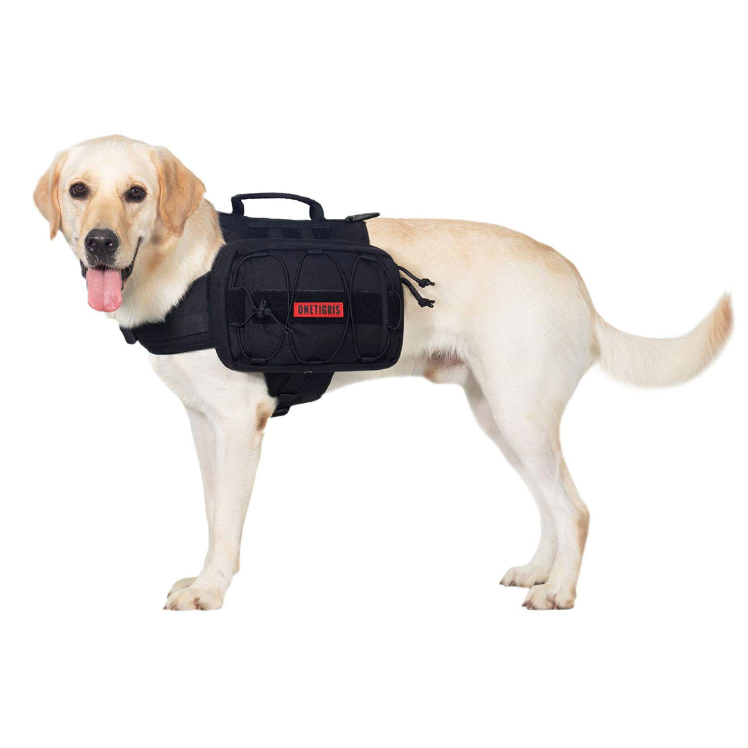 OneTigris Mammoth Hunderucksack 2.0 Version Reissen Camping Wandern Hundebackpack für M/L Grösse Hun