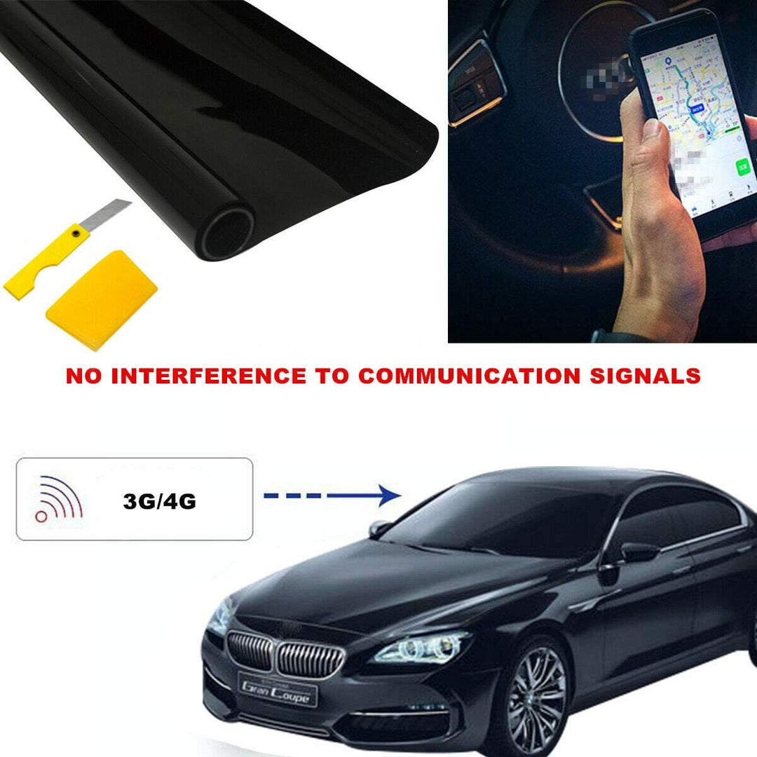 Riloer Autoscheibenfolie, Privacy Autoscheibentönungsrolle für Wohnmobile (1% Lichtdurchlässigkeit),