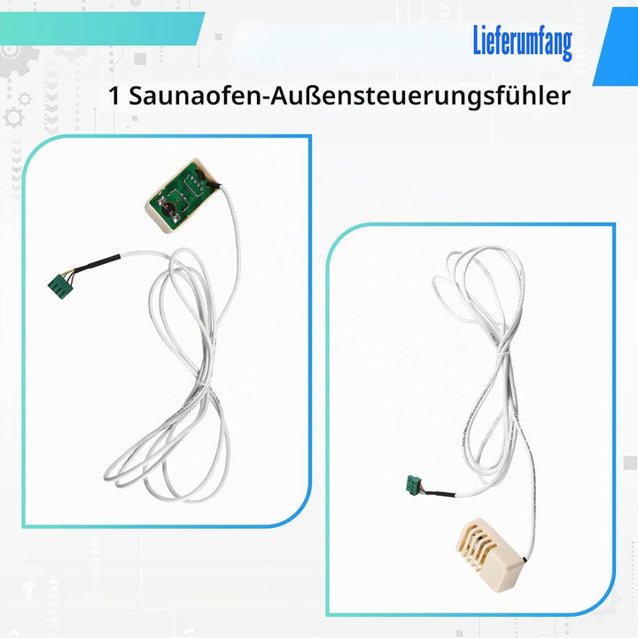 Externe Kontrollsonde für Saunaofen, Temperaturkontrolle, externer Kontrollsensor für Sauna