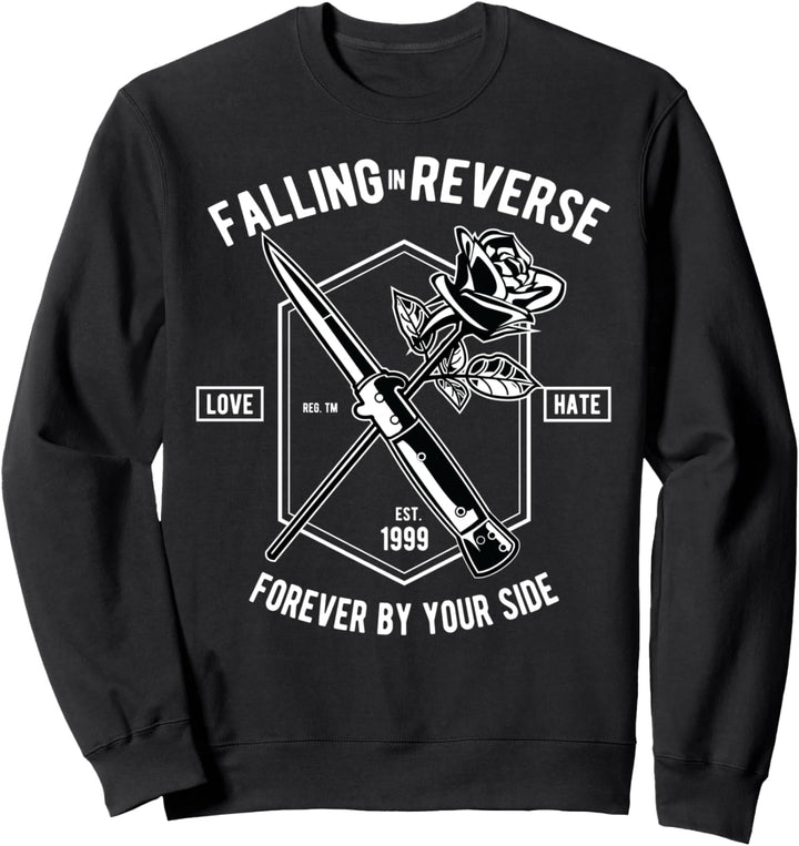 Grosse Grafik "Falling in Reverse, Forever By Your Side" Sweatshirt