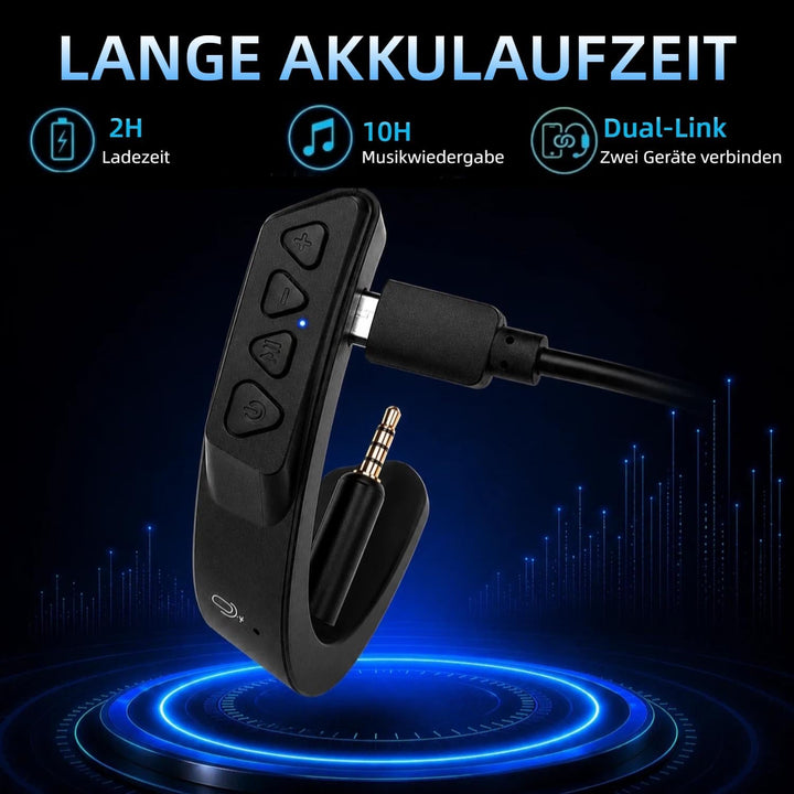YOCOWOCO Drahtloser Bluetooth 5.0 Adapter für Bose QuietComfort QC25 Kopfhörer, aptX/MIC/Lautstärker