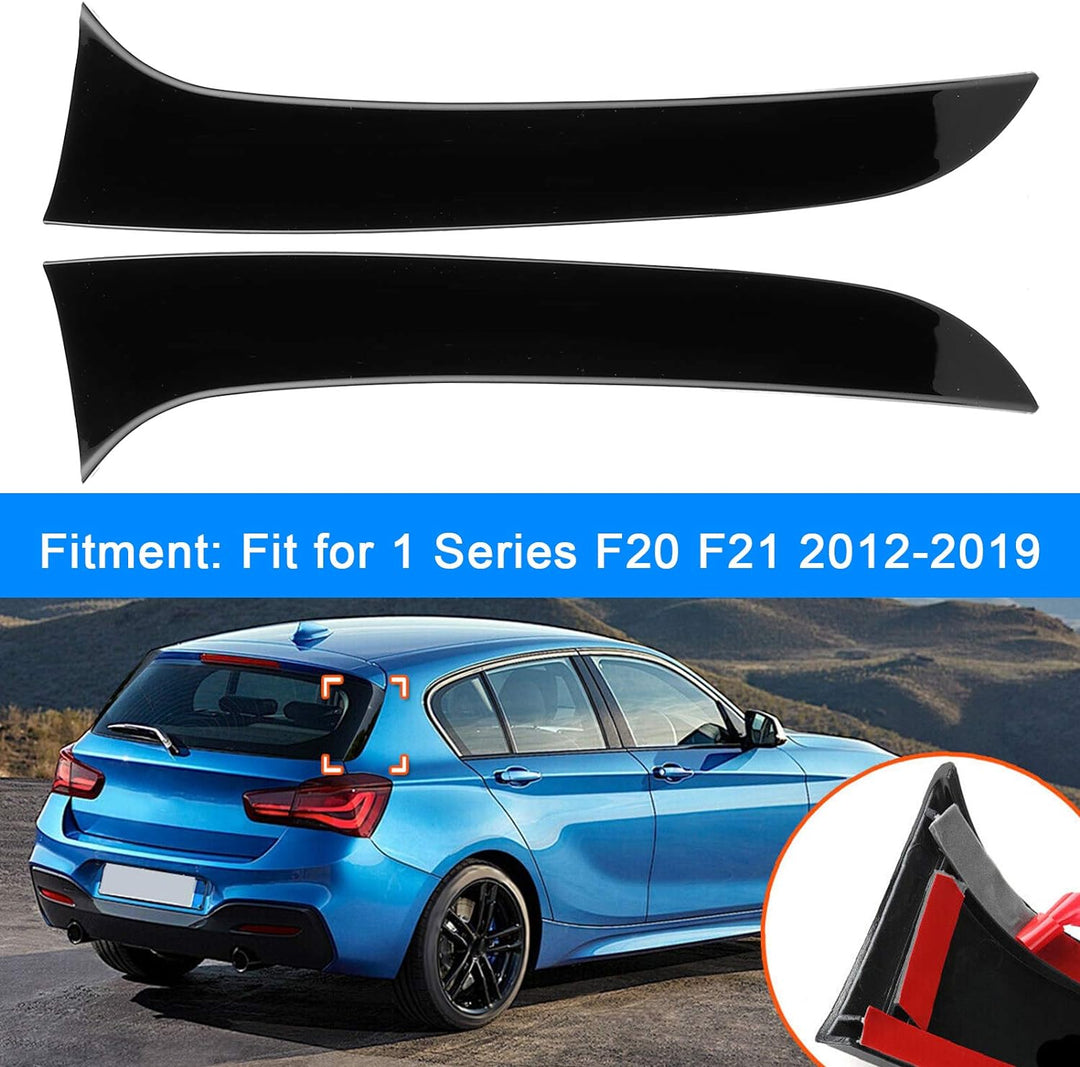 Heckspoiler Spoiler Heckfenster Seitenspoiler 2 pcs Heckfenster Seitenspoiler Flügel Trim Abdeckung
