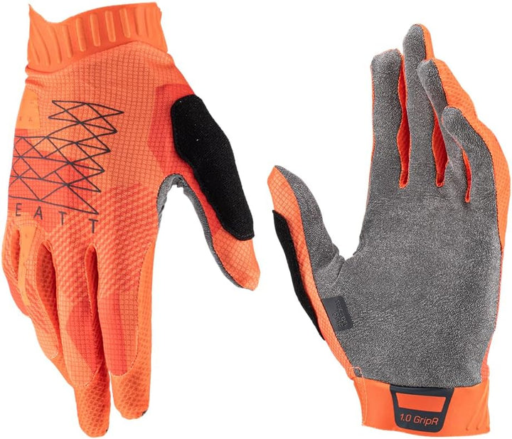 Leatt Men's MTB 1.0 Gloves Gripr L Flame, L Flame