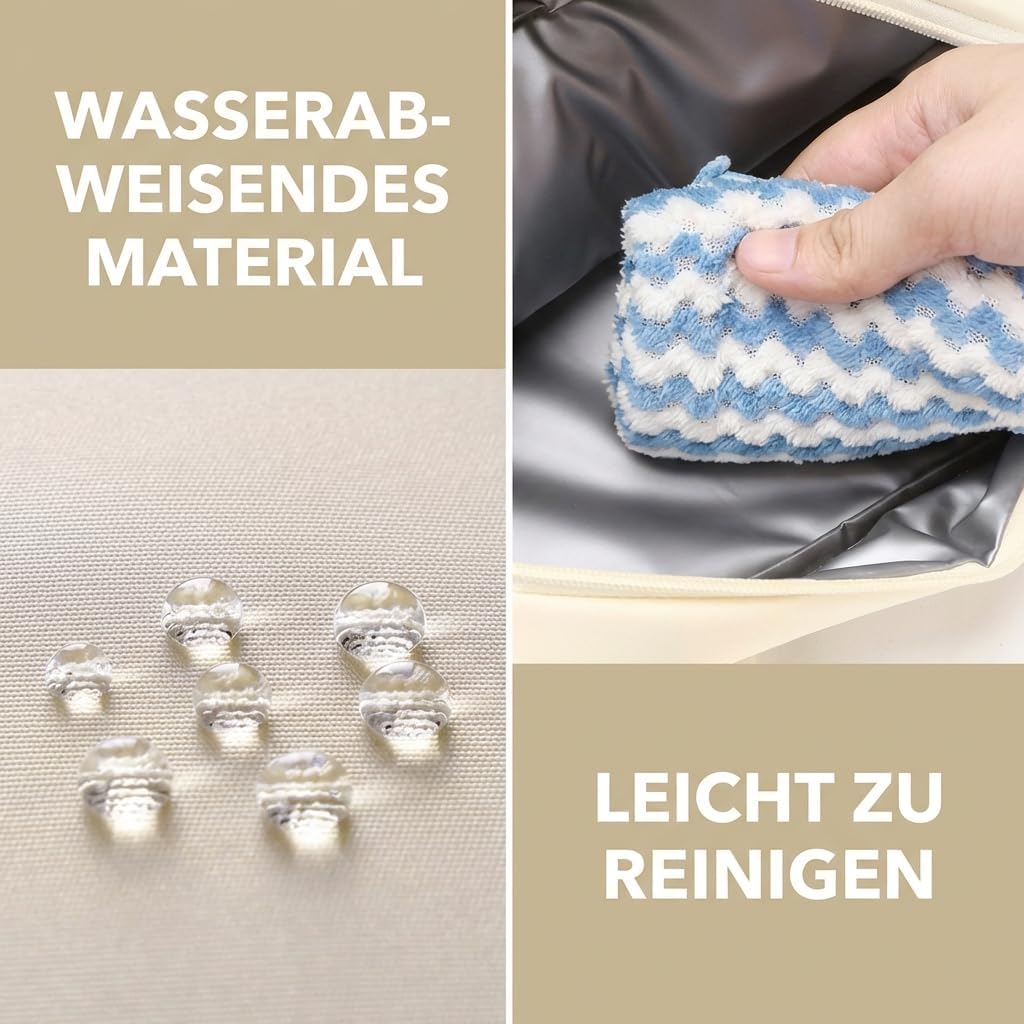 Brisby 4L Kühltasche Lunchtasche – Smooth Creme – Kompakte isolierte Tasche für Arbeit, Schule & unt
